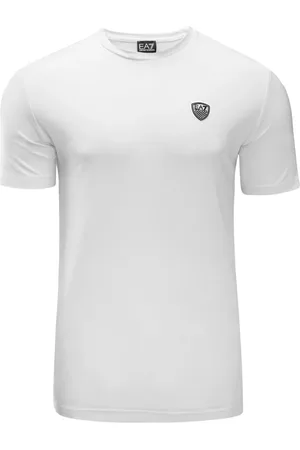 EA7 Tops, Heren, Wit, M, Heren T-shirt 8Npt 16-Pjrgz-1100