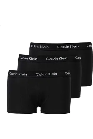 Calvin Klein Ondergoed, Heren, Zwart, L, Katoen, Heren Boxershorts Herfst/Winter Collectie
