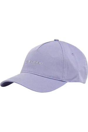 Calvin Klein Accessoires, Dames, Paars, ONE Size, Katoen, Lila Katoenen Logo Pet Lente/Zomer