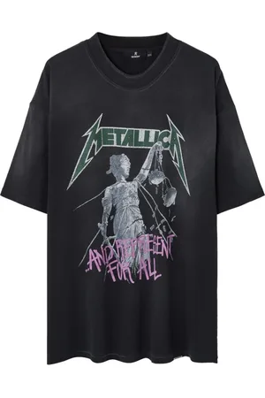 Represent Tops, Heren, Zwart, M, Metallica Justice T-shirt