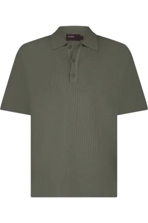 Aeden Tops, Heren, Groen, 2Xl, Vetiver Polo Shirt voor Mannen