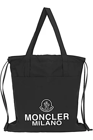 Moncler Tassen, Dames, Zwart, ONE Size, Leer, Stijlvolle Tote Bag