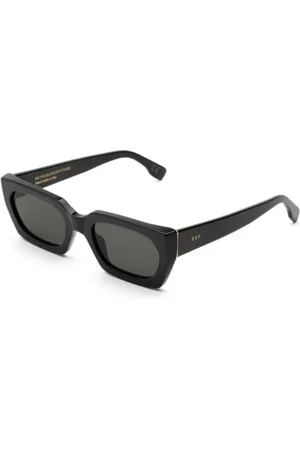 Retrosuperfuture Accessoires, unisex, Zwart, ONE Size, Zwarte Teddy Zonnebrillen Collectie