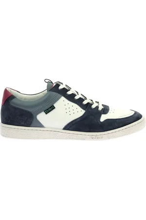 Kickers Schoenen, Heren, Blauw, 40 EU, Leer, Lage Top Kick Sackers Sneakers