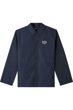 A.P.C. Jassen, Heren, Blauw, S, Katoen, Regis Jacket