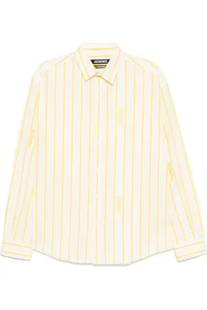 Jacquemus Overhemden, Heren, Geel, XL, Simon Overhemd