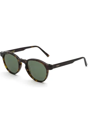 Retrosuperfuture Accessoires, unisex, Zwart, ONE Size, Groene Warhol Zonnebrillencollectie