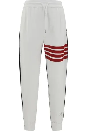 Thom Browne Broeken, Heren, Wit, L, Track Pants Model
