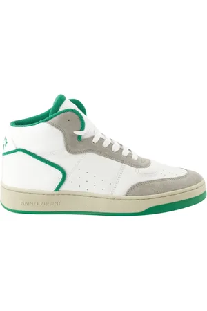 Saint Laurent Schoenen, Heren, Groen, 42 1/2 EU, Leer, L80 Sneakers