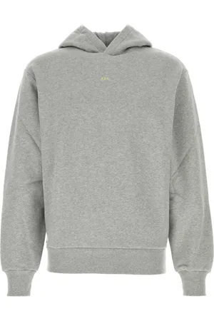 A.P.C. Sweatshirts & Hoodies, Heren, Grijs, S, Katoen, Grijze Katoenen Milo Sweatshirt