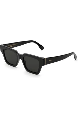 Retrosuperfuture Accessoires, unisex, Zwart, ONE Size, Zwarte klassieke zonnebril
