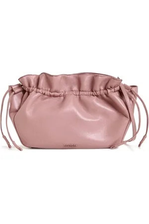 Essentiel Antwerp Tassen, Dames, Roze, ONE Size, Nep leren schoudertas