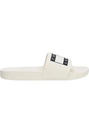 Tommy Hilfiger Schoenen, Heren, Wit, 40 EU, Slippers