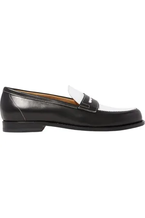 Scarosso Schoenen, Heren, Zwart, 43 EU, Leer, Klassieke Penny Loafer