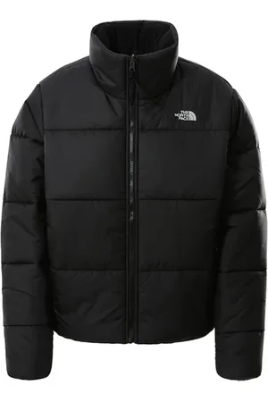 The North Face Jassen, Dames, Zwart, XS, Retro-moderne geometrische jas