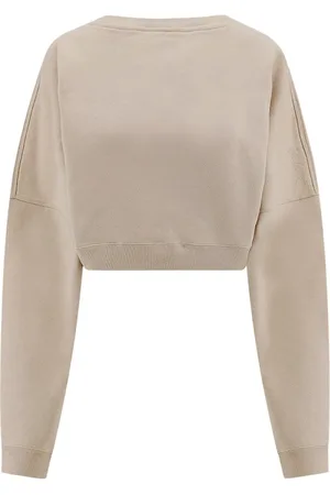 Saint Laurent Sweatshirts & Hoodies, Dames, Bruin, L, Katoen, Sweatshirt