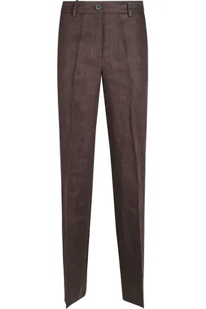 P.A.R.O.S.H. Broeken, Dames, Bruin, M, Stijlvolle Betulla Broek