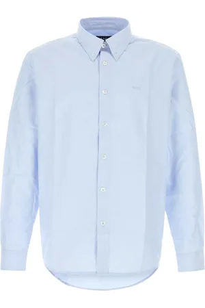 A.P.C. Overhemden, Heren, Blauw, M, Katoen, Lichtblauwe Oxford Greg Overhemd