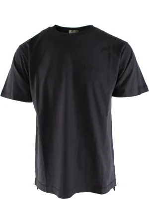 Dior Tops, Heren, Blauw, M, Katoen, Blauw Katoenen Oversized T-shirt voor Mannen