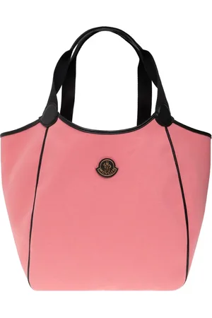 Moncler Tassen, Dames, Roze, ONE Size, Katoen, Nalani Shopper Bag