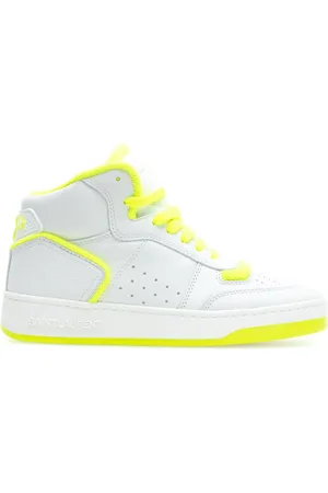 Saint Laurent Schoenen, Dames, Wit, 39 EU, Leer, Sl/80 Sneakers