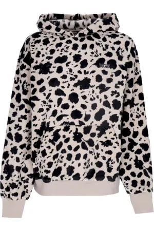 Vans Sweatshirts & Hoodies, Dames, Veelkleurig, S, Polyester, Dierenprint Hoodie voor vrouwen