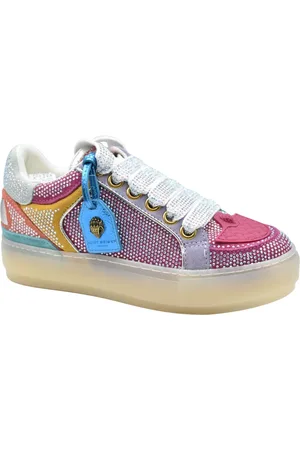 Kurt Geiger Schoenen, Dames, Veelkleurig, 38 EU, Suède, Rode suède platte schoenen