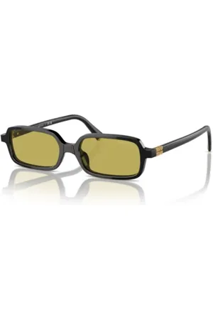 Miu Miu Accessoires, unisex, Zwart, ONE Size, Elegante zonnebril om je stijl te verbeteren