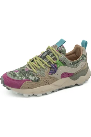 Flower Mountain Schoenen, Dames, Veelkleurig, 37 EU, Suède, Rood Beige Suède Damesschoenen Yamano 3