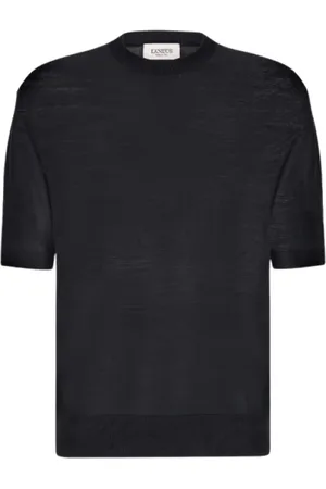 LANEUS Truien, Heren, Zwart, XL, Katoen, Lange mouwen katoenen top