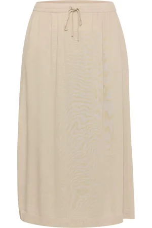 Kaffe Rokken, Dames, , XL, Grijze rok met elastische taille