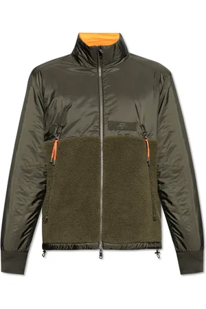 Moncler Jassen, Heren, Groen, XL, Wol, Reversible Jacket Vallorch