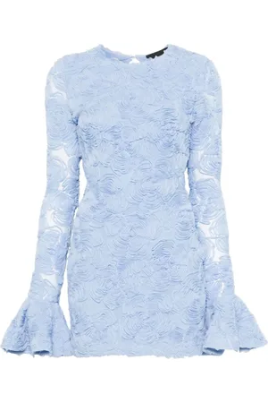 ROTATE Kleedjes, Dames, Blauw, L, Hemelsblauwe Jurk