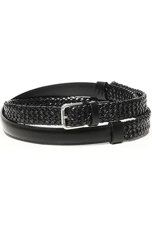 Dolce & Gabbana Accessoires, Heren, Zwart, 90 CM, Zwarte riem voor mannen