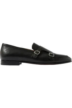 Scarosso Schoenen, Heren, Zwart, 42 1/2 EU, Leer, Ernesto Loafers