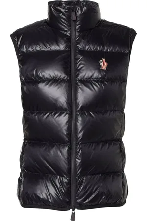 Moncler Jassen, Dames, Zwart, L, Nylon, Dynamics Gilet