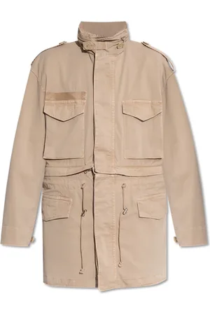 Helmut Lang Mantels, Dames, , M, Katoen, Katoenen parka