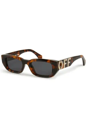OFF-WHITE Accessoires, unisex, Bruin, ONE Size, Stijlvolle Fillmore Zonnebrillen Collectie