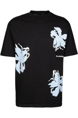 Karl Lagerfeld Tops, Heren, Zwart, S, Katoen, T-Shirt