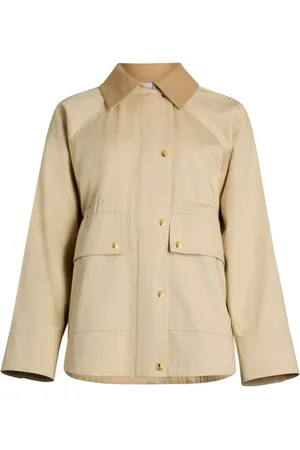 Patou Jassen, Dames, , S, Katoen, Biologische Parka Witte Jas