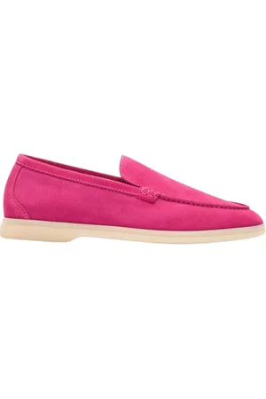 Scarosso Schoenen, Dames, Roze, 38 EU, Suède, Ludovica Loafers
