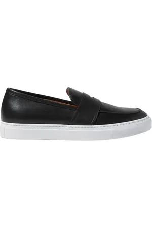 Scarosso Schoenen, Heren, Zwart, 41 EU, Leer, Handgemaakte Platform Sneakers