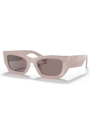Miu Miu Accessoires, unisex, Roze, ONE Size, Elegante zonnebril voor stijlvolle look