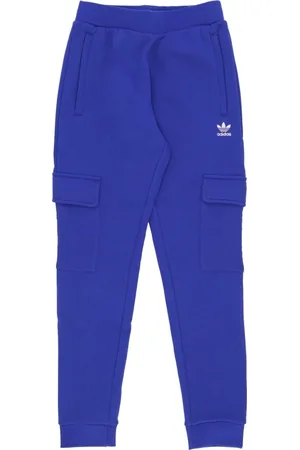 adidas Broeken, Heren, Blauw, L, Katoen, Cargo Fleece Trainingsbroek