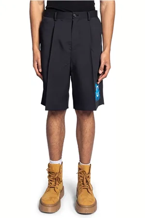 UNDERCOVER Korte broeken, Heren, Zwart, L, Zwarte Casual Broek