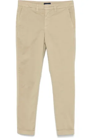 FAY Broeken, Heren, , W34, Taupe Broek met Zakken