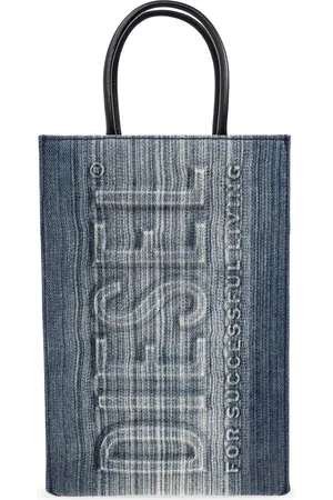 Diesel Tassen, Dames, Blauw, ONE Size, Denim, Handtas LES Shoppers