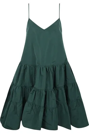 Nº21 Kleedjes, Dames, Groen, L, Polyester, Elegante Polyester Jurk voor Vrouwen
