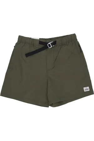 Element Korte broeken, Heren, Groen, S, Katoen, Ripstop Elastische Taille Walkshort met Zakken