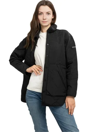 Columbia Jassen, Dames, Zwart, L, Gewatteerde damesjas